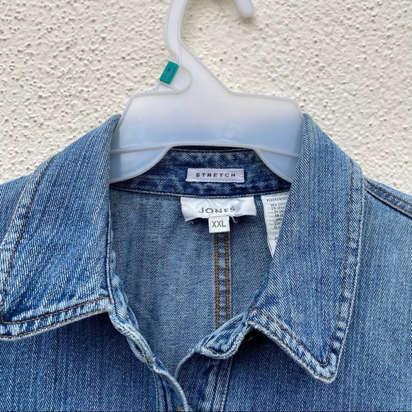 Vintage 90s Jones Sport Denim work chore jacket - Picture 5 of 12